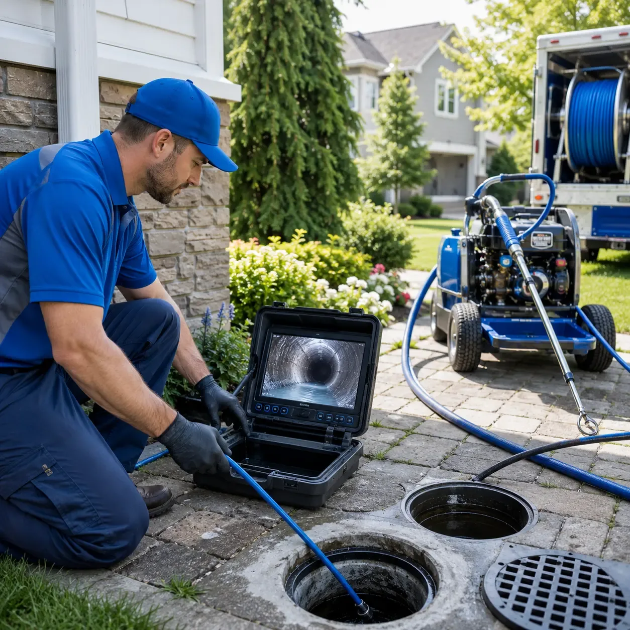 Outdoor drain cleaning professionals serving Blackstone, VA